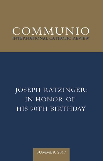 Cover of Communio, Summer 2017, Vol. 44, No. 2