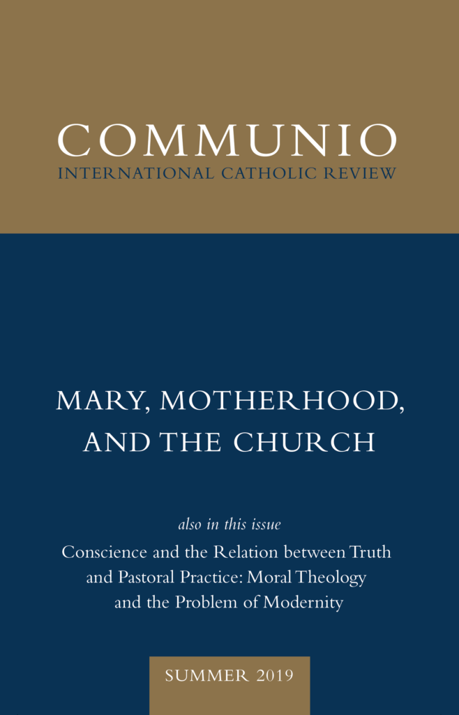 Cover of Communio, Summer 2019, Vol. 46, No. 2