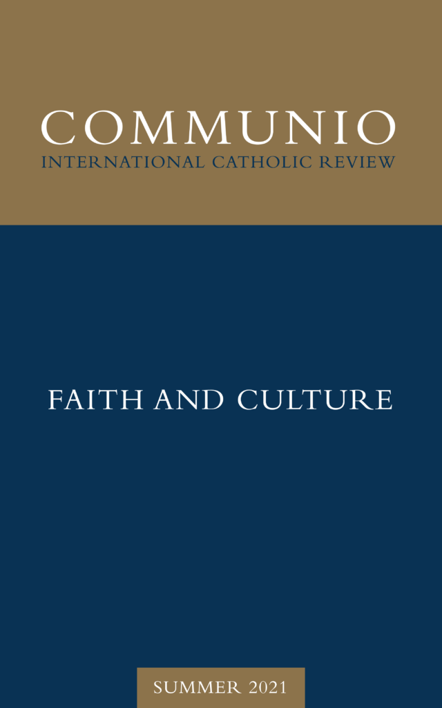 Cover of Communio, Summer 2021, Vol. 48, No. 2