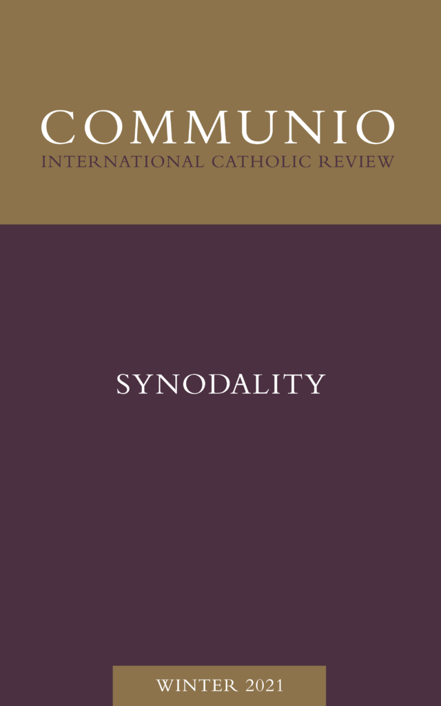 Cover of Communio, Winter 2021, Vol. 48, No. 4
