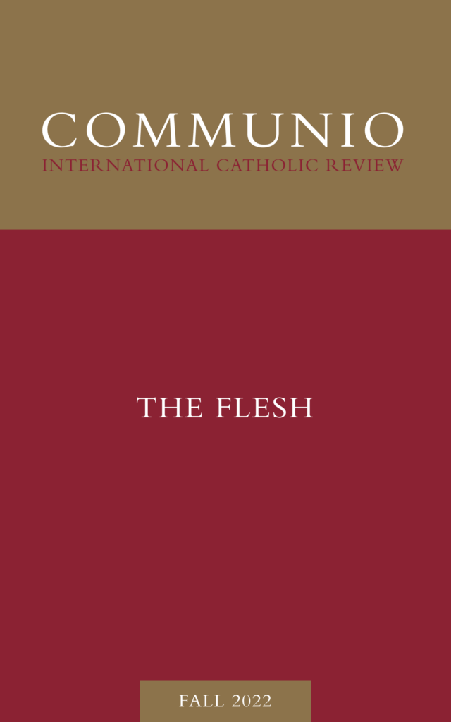 Cover of Communio, Fall 2022, Vol. 49, No. 3
