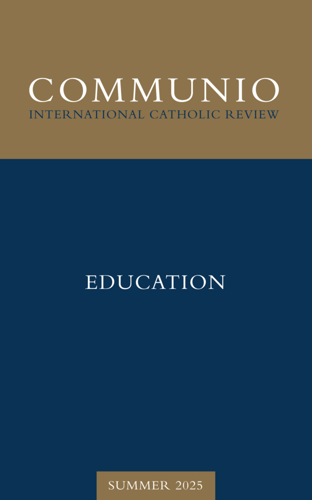 Cover of Communio, Summer 2025, Vol. 52, No. 2