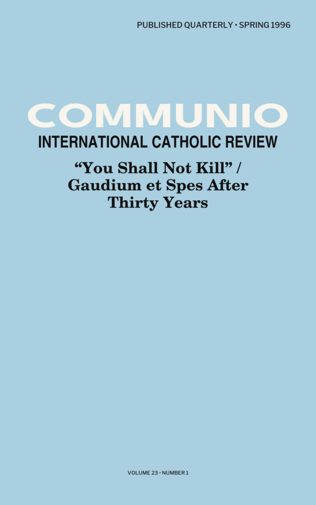 Spring 1996 recreated cover